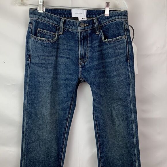Current Elliott The Fling “1 year worn Rig” mid rise Boyfriend blue jeans. NWT - Picture 5 of 16